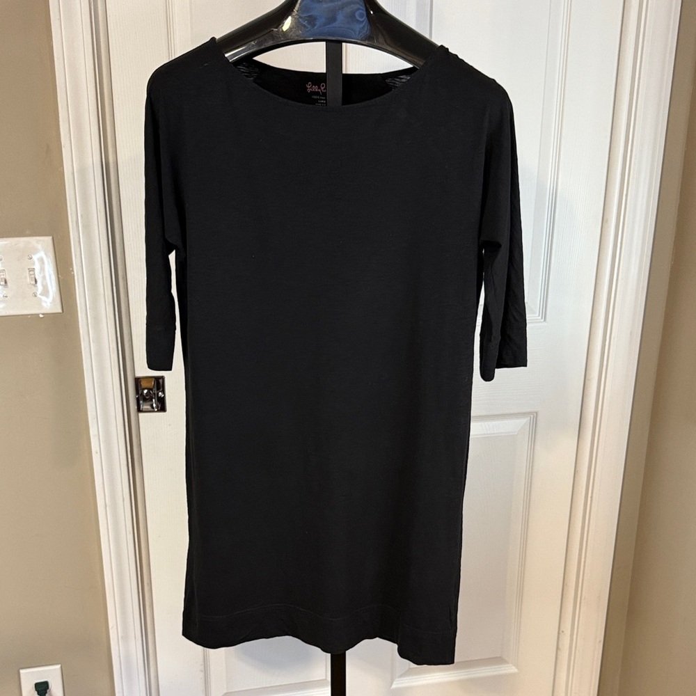 Lilly Pulitzer Black Long Sleeve Tee